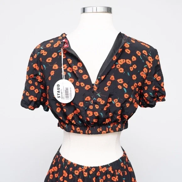 STAUD‎ | Calypso Poppy Cut-Out Dress - Picture 13 of 14